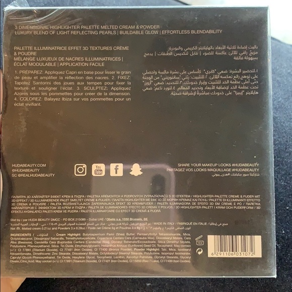3D Highlights Palette // Huda Beauty - Picture 3 of 3